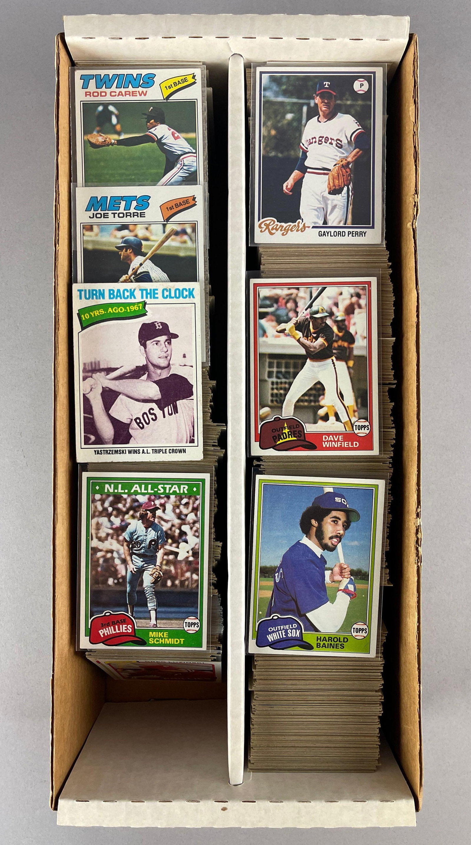 1300+ 1977 - 81 Topps Baseball Cards with HOFs, Stars, and Rookies: Conditions vary, VGEX - Mint, Mainly EX - NMMT, Includes Ryan, Rose, Yaz, Brett, Schmidt, and Much More