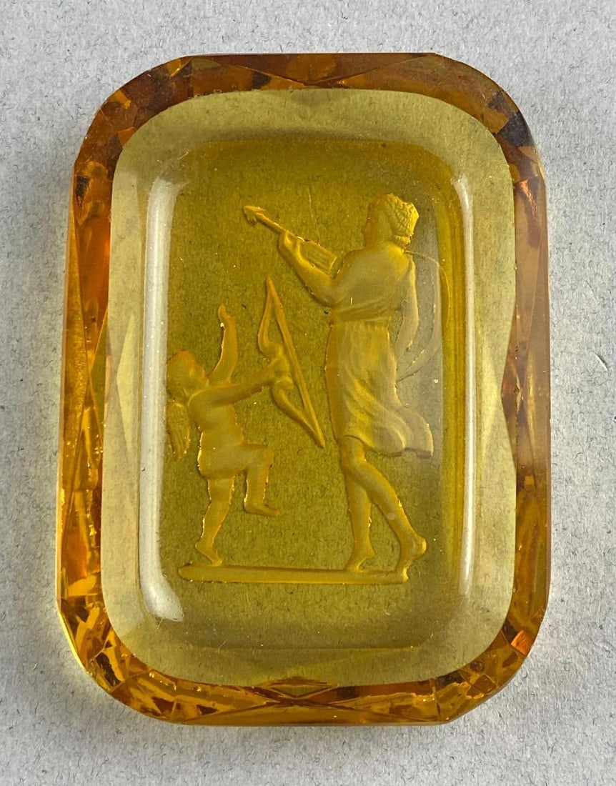 Antique Czech Heinrich Hoffman Cupid and Venus Salt Cellar (1 of 2)