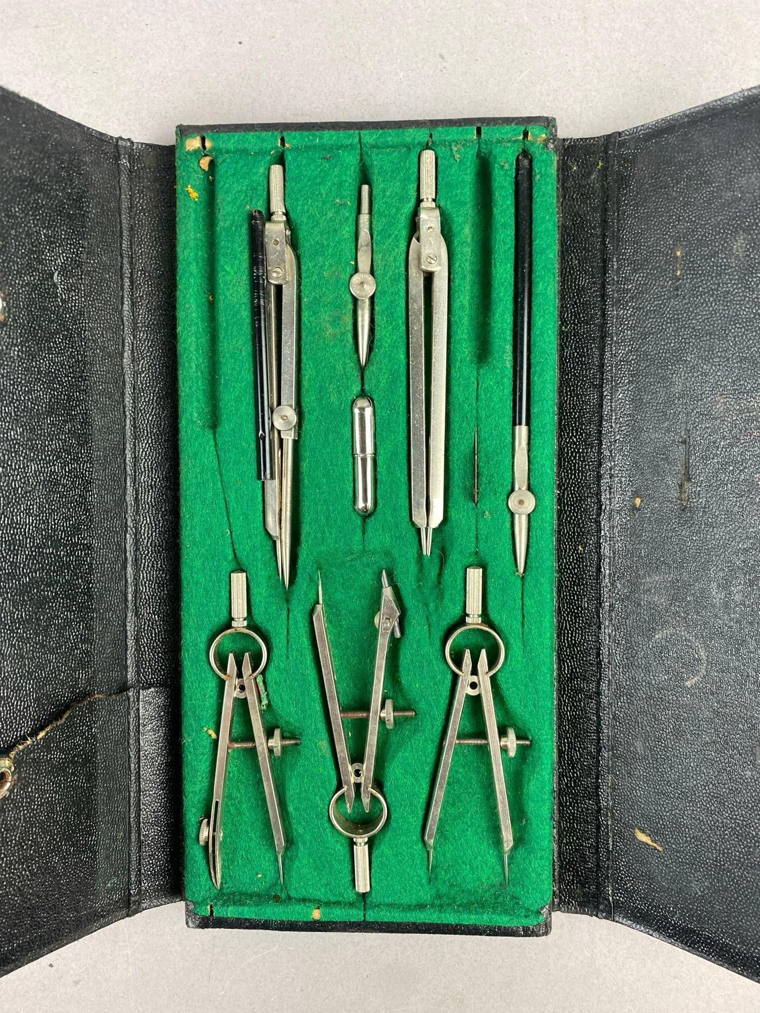 Vintage German K and E Drafting Tool Set - 2
