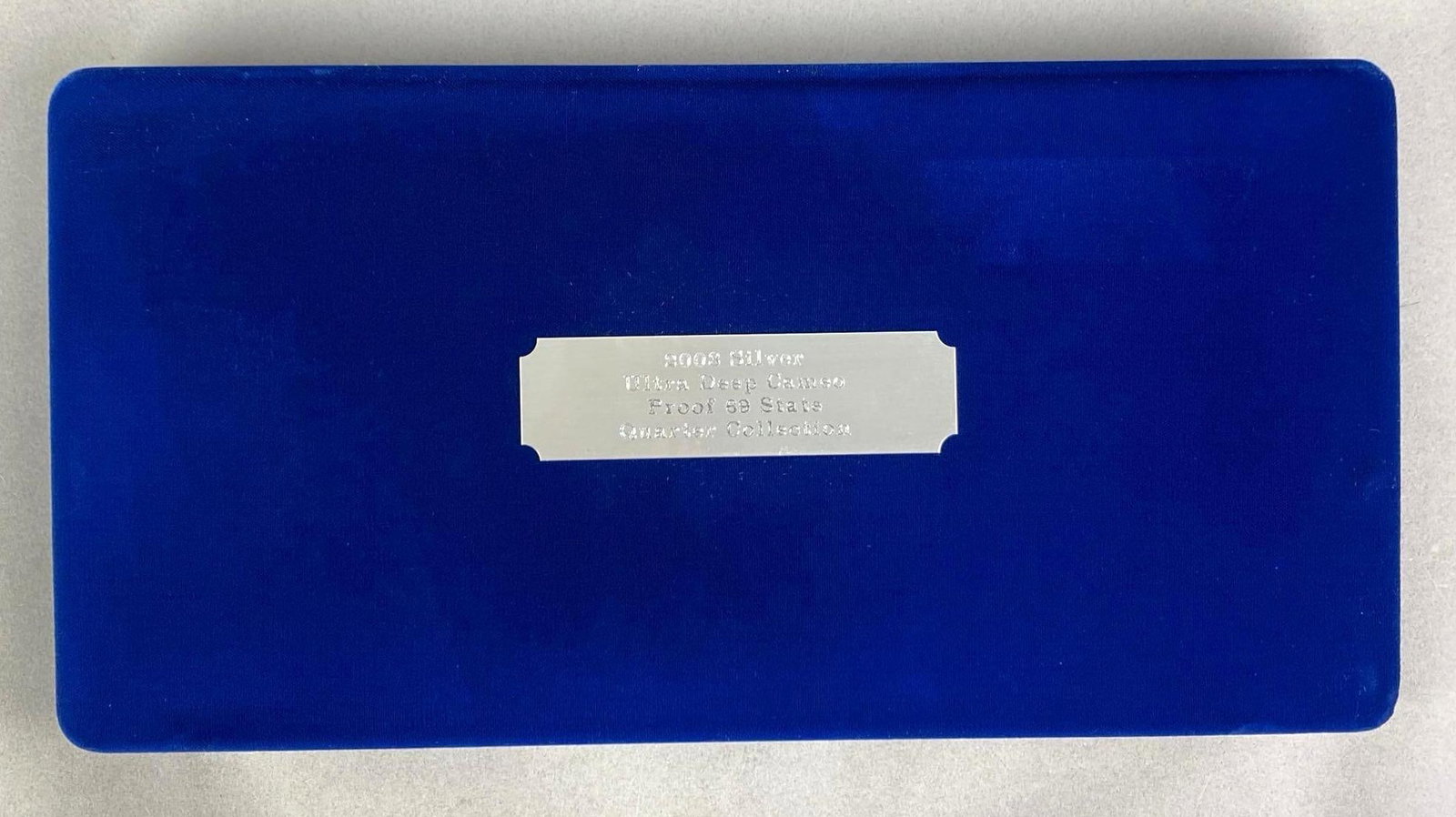 2003 - S Silver Ultra Deep Cameo Proof 69 US State Quarter Colllection: NGC PF 69, with original case, case measures 7 inches H x 14 inches W