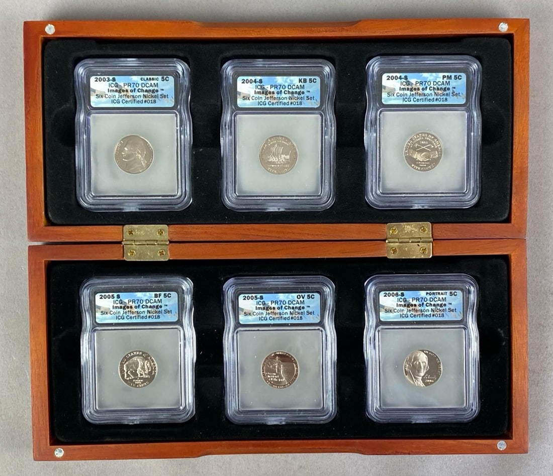 2005-S US Images of Change Jefferson Nickel 6 Coin Set (1 of 3)