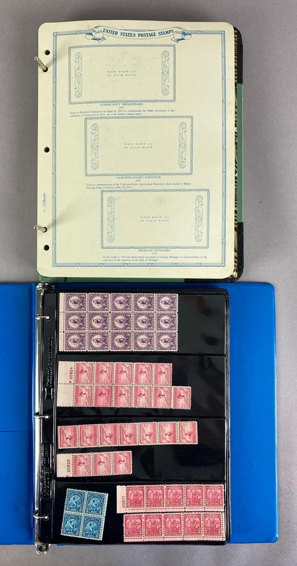 Group of 1930s - 1950s US Stamps and Plate Blocks (1 of 6)