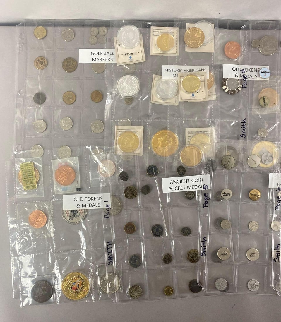 Group of Vintage Golf Markers and More (1 of 2)