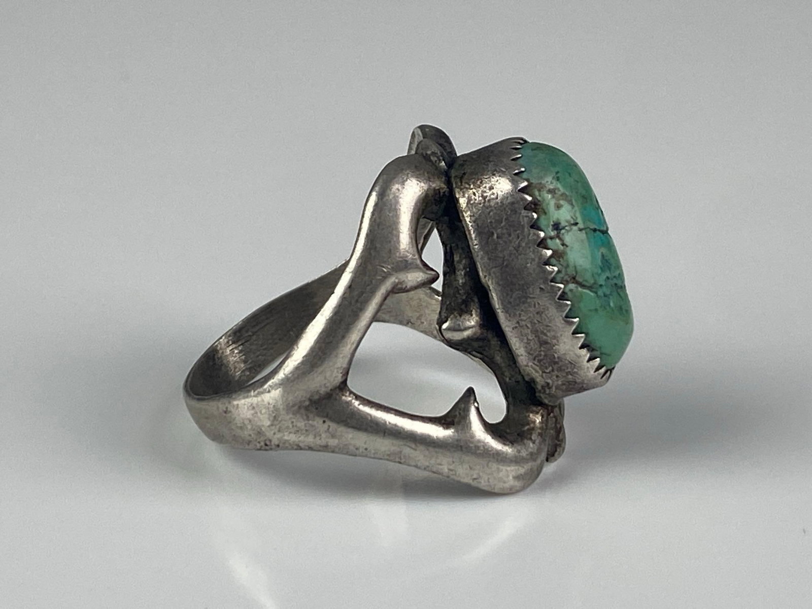 Sterling Silver Turquoise Ring - 4