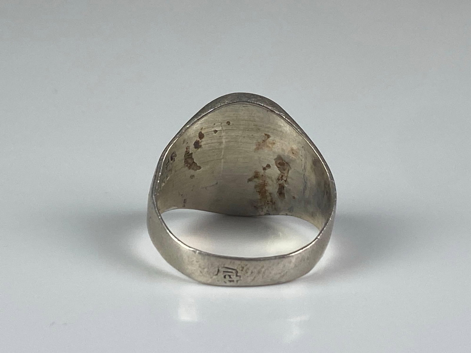 Mexican Sterling Silver Portrait Ring - 3