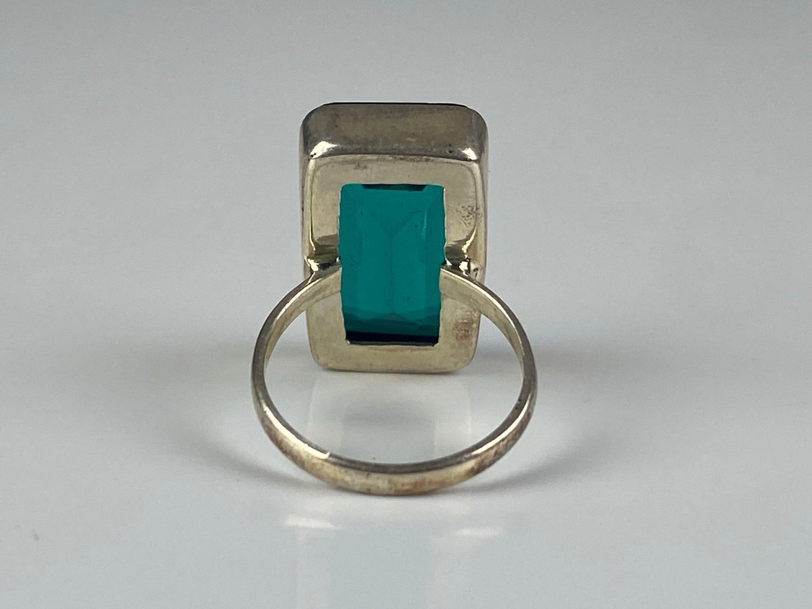 Sterling Silver Blue Topaz Ring - 3