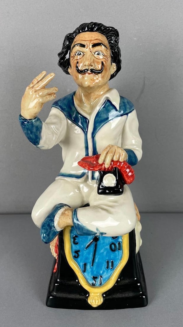 LE Kevin Francis Ceramics Salvador Dali Figural Vase (1 of 5)