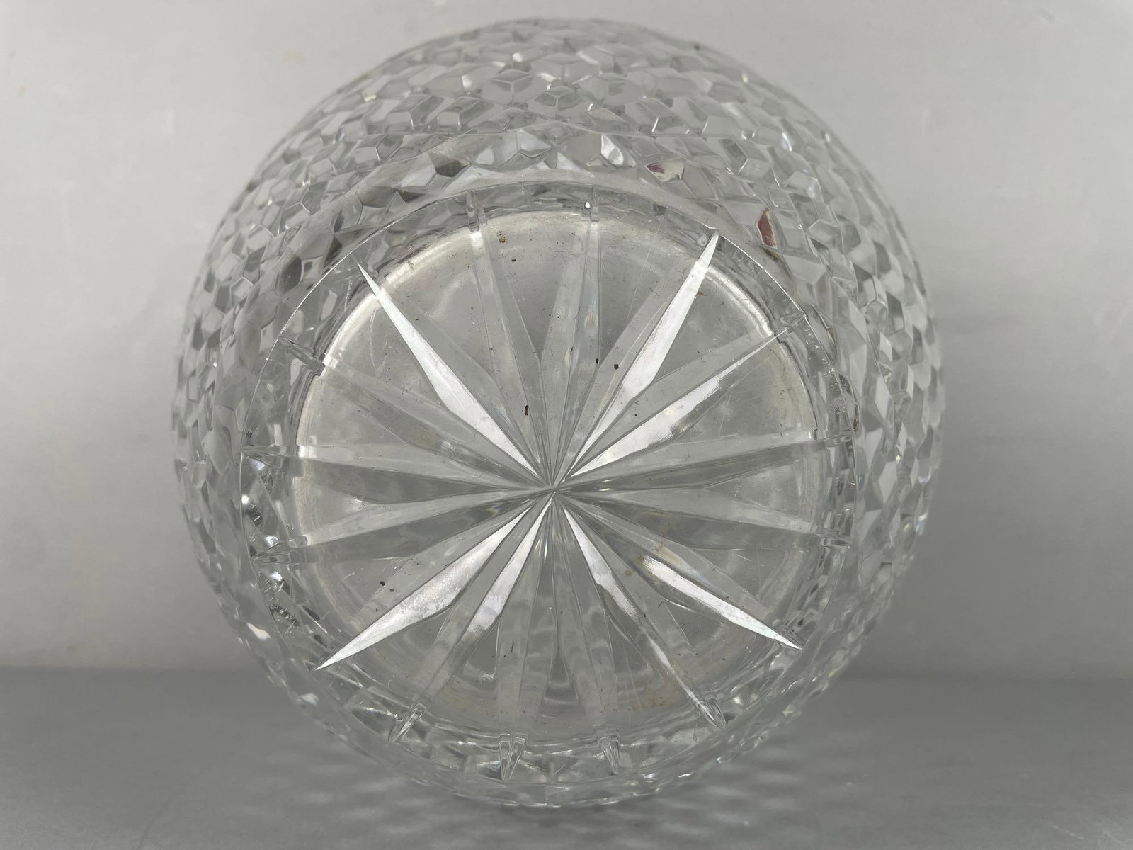 Large Lismore Pattern Crystal Vase - 3