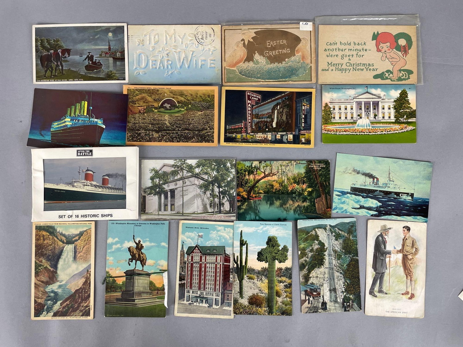 Postcards - 300+ Assorted - 3