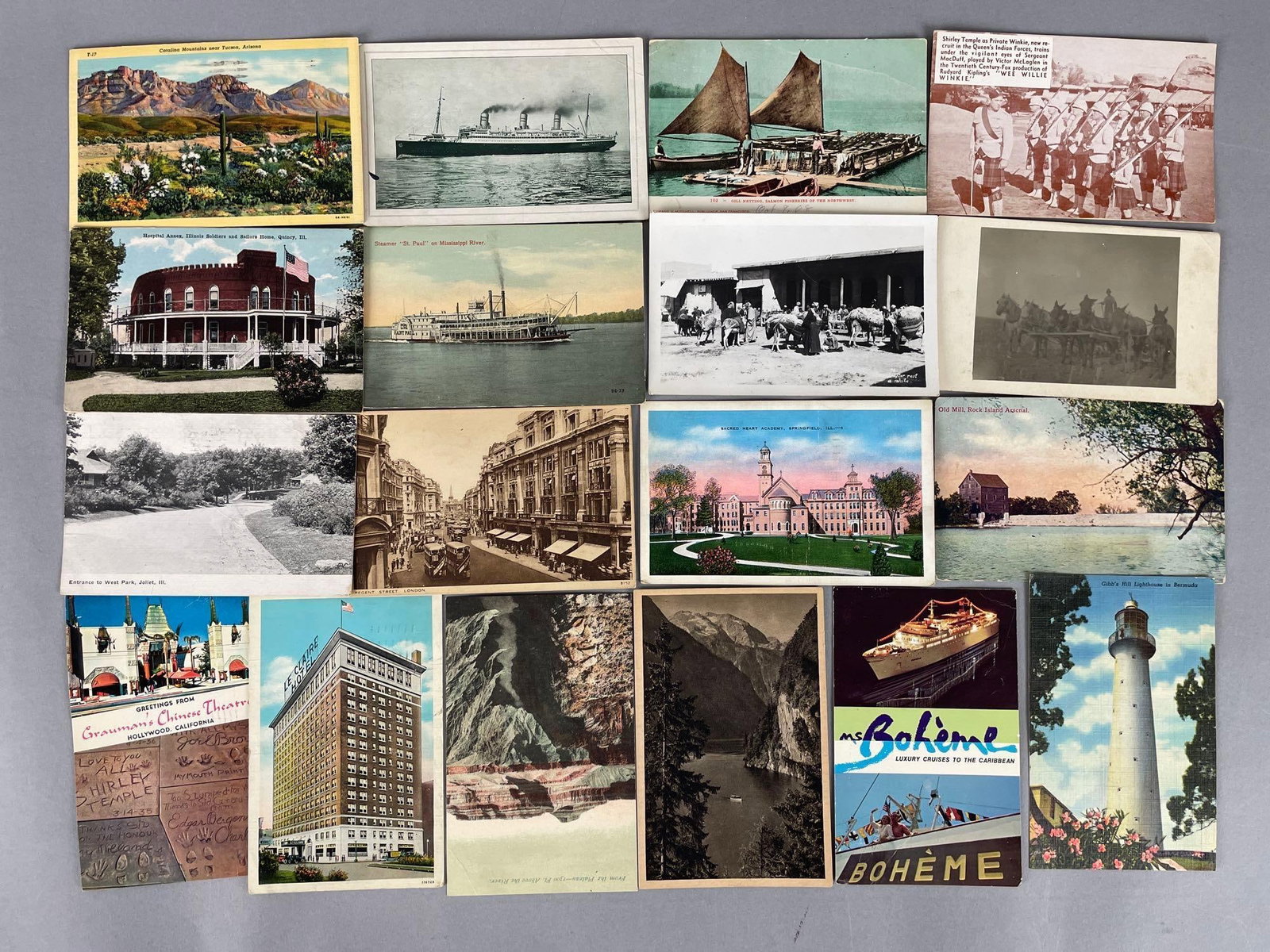 Postcards - 300+ Assorted - 3