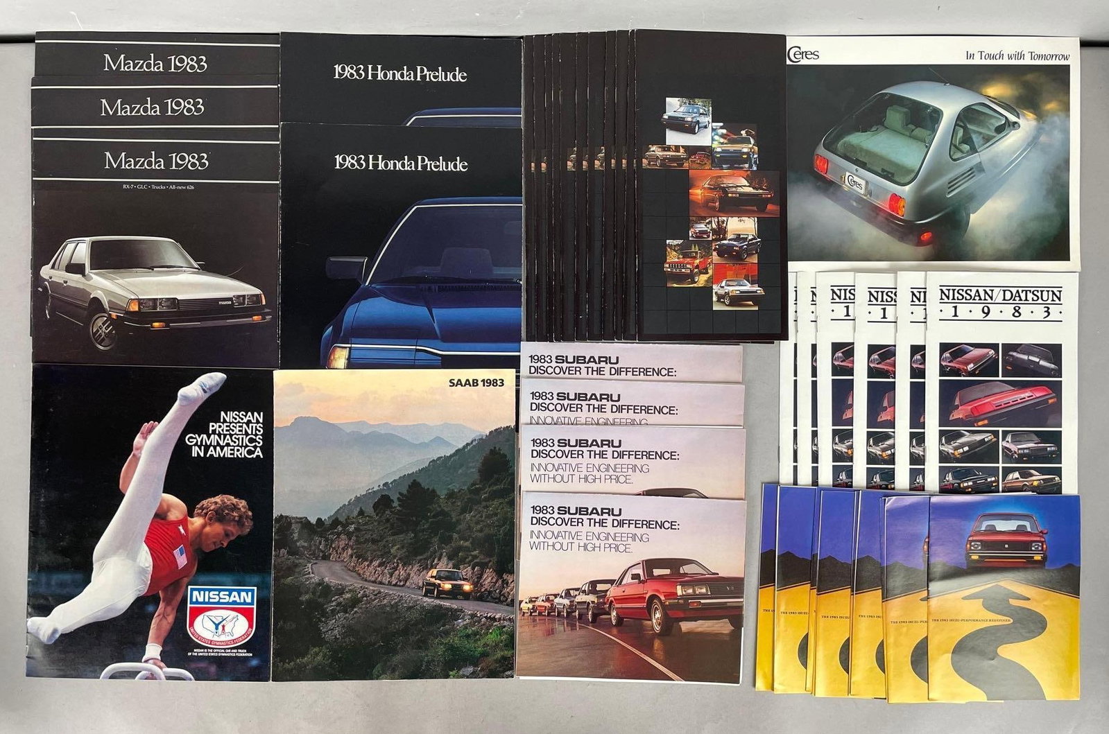 Group of 1983 Import Car Dealership Promo Brochures (1 of 3)