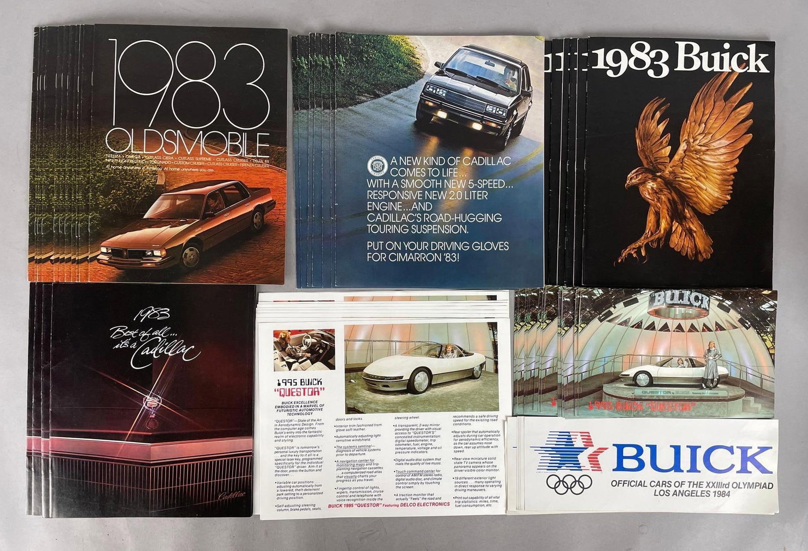 Group of 1983 Car Dealership Promo Brochures and More (1 of 3)