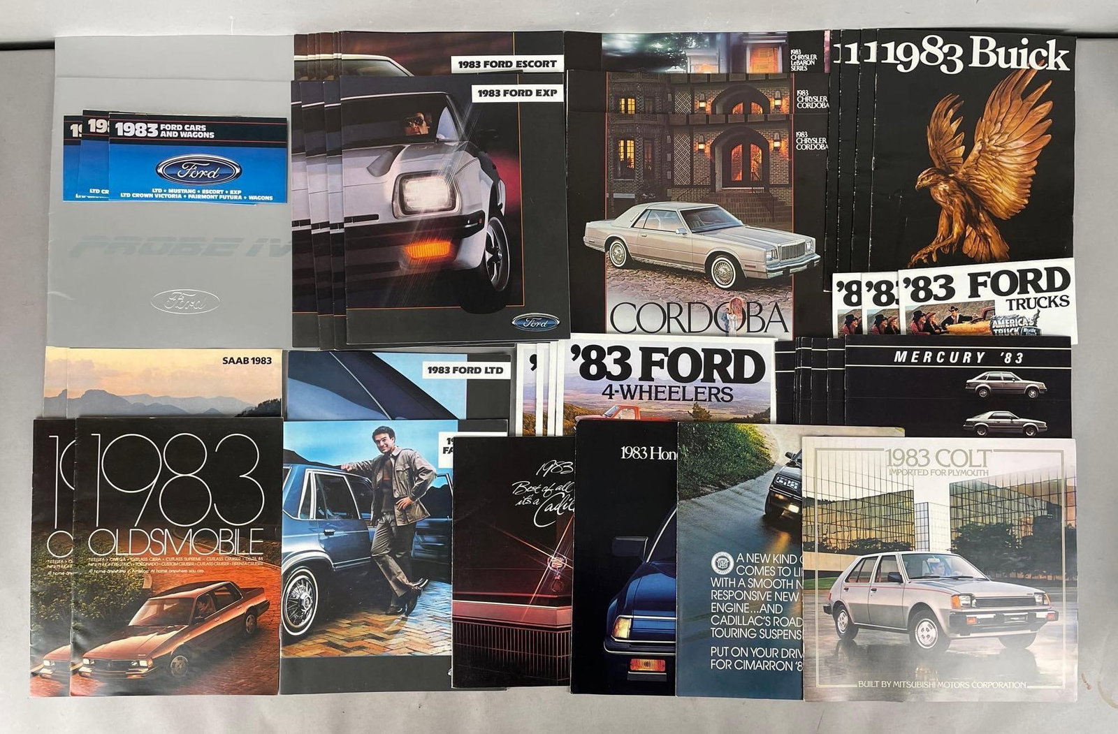 Group of 1983 Car Dealership Promo Brochures and More (1 of 3)