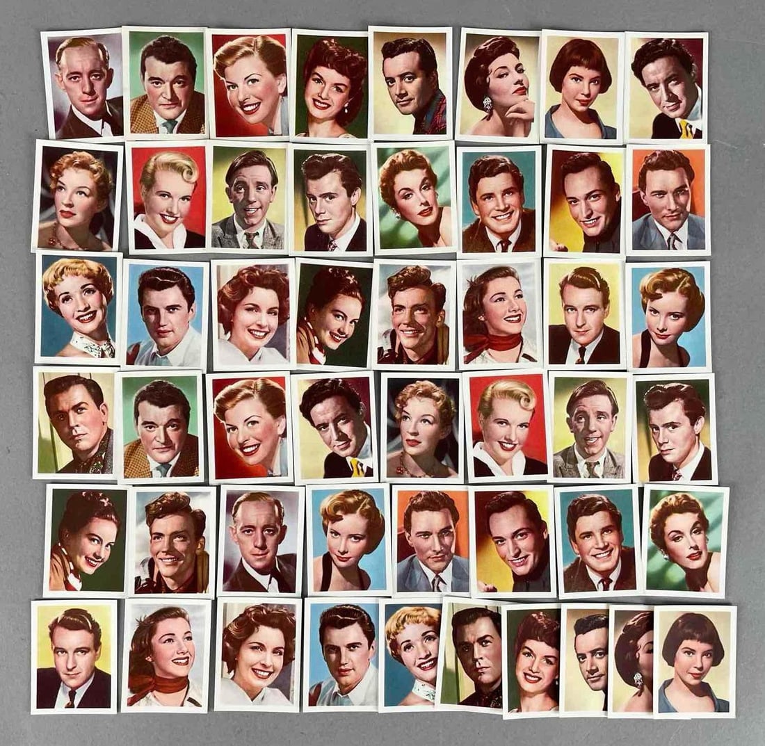 2 Sets of 25 Vintage Jilco Tea Screen Stars Cards (1 of 2)