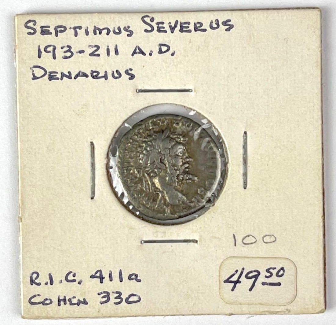 193-211 AD Denarius Septimus Severus Coin (1 of 2)
