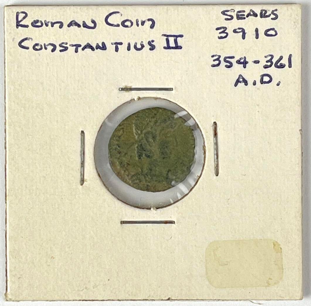 354-361 AD Constantius II Roman Coin: 354-361 AD Constantius II Roman Coin