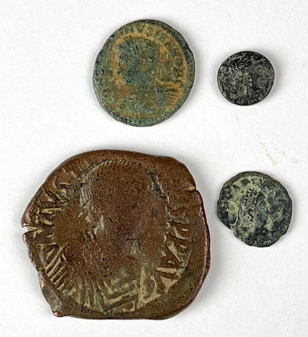 Group of 4 Ancient Roman Coins (1 of 2)
