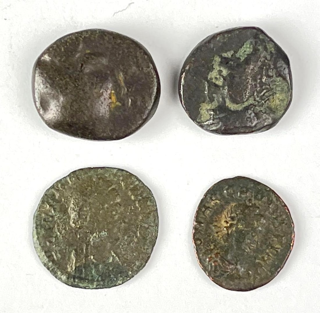 Group of 4 Ancient Roman Coins (1 of 2)