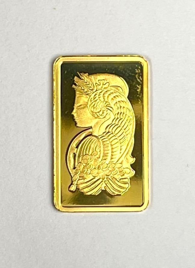 PAMP Suisse Lady Fortuna 1 Gram 999.9 Fine Gold Ingot/ Bar: PAMP Suisse Lady Fortuna 1 Gram 999.9 Fine Gold Ingot/ Bar