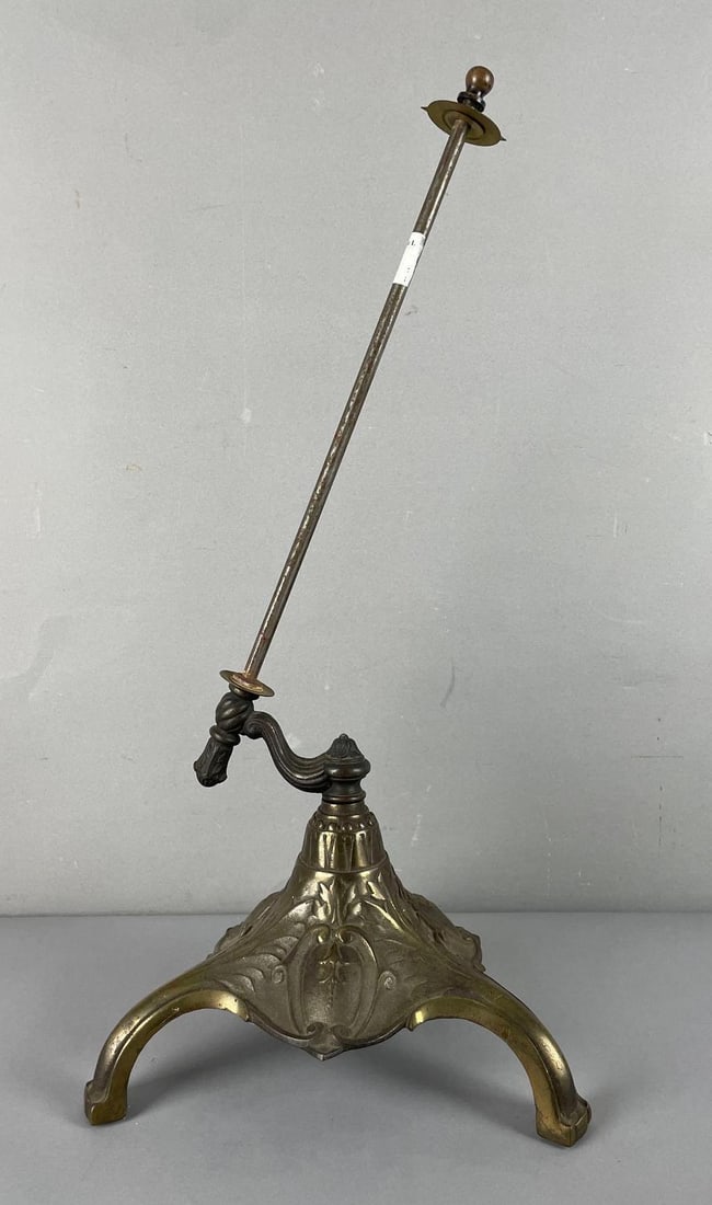 Antique Polychrome Globe Stand (1 of 4)