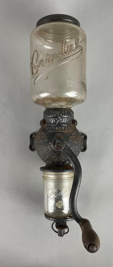 Antique Arcade Crystal Wall-Mounted Coffee Grinder (1 of 3)