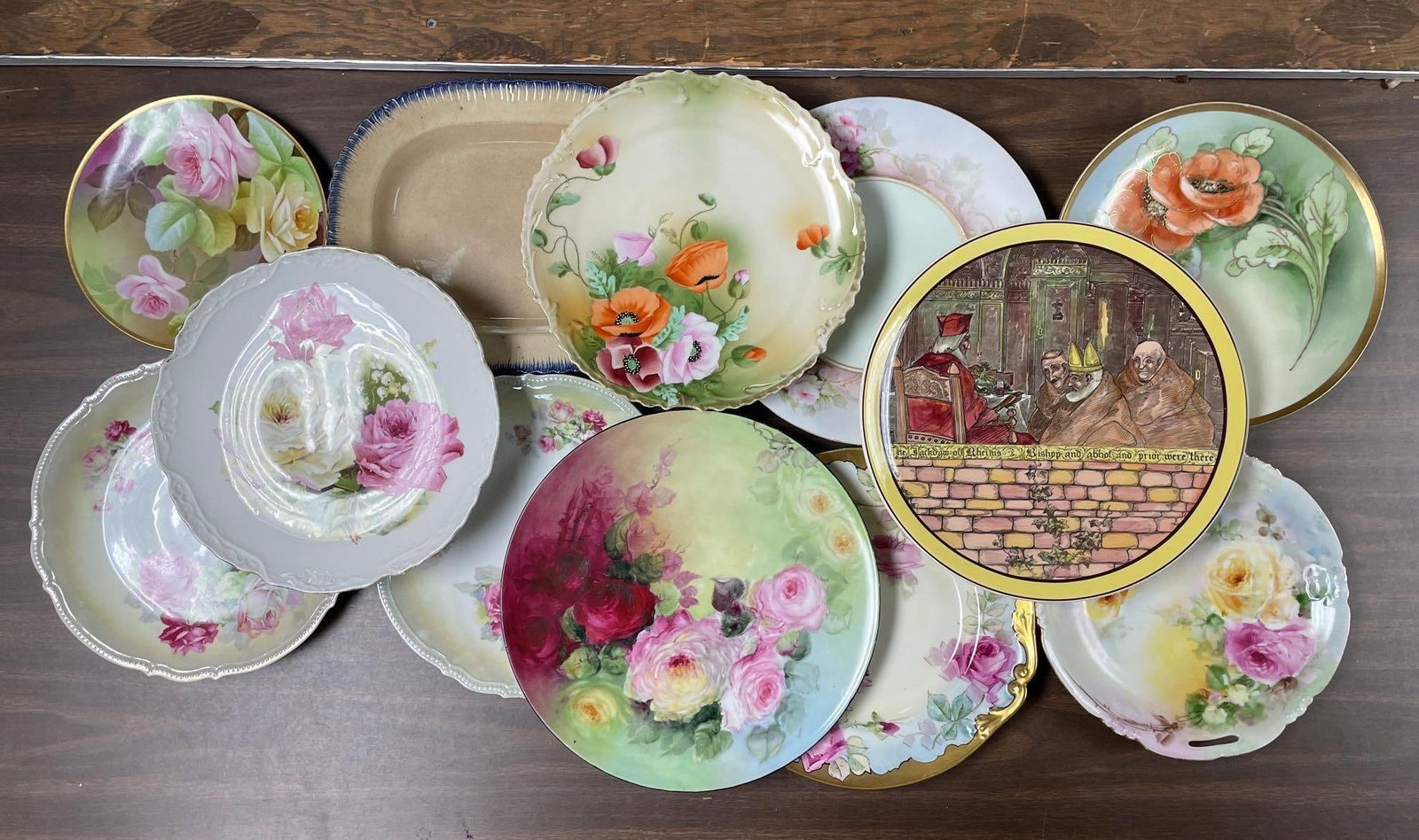 Group of Vintage Porcelain Chargers (1 of 3)