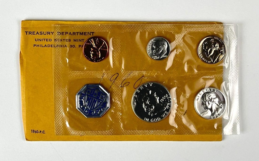 1960 US Mint Philadelphia Coin Proof Set: 1960 US Mint Philadelphia Coin Proof Set