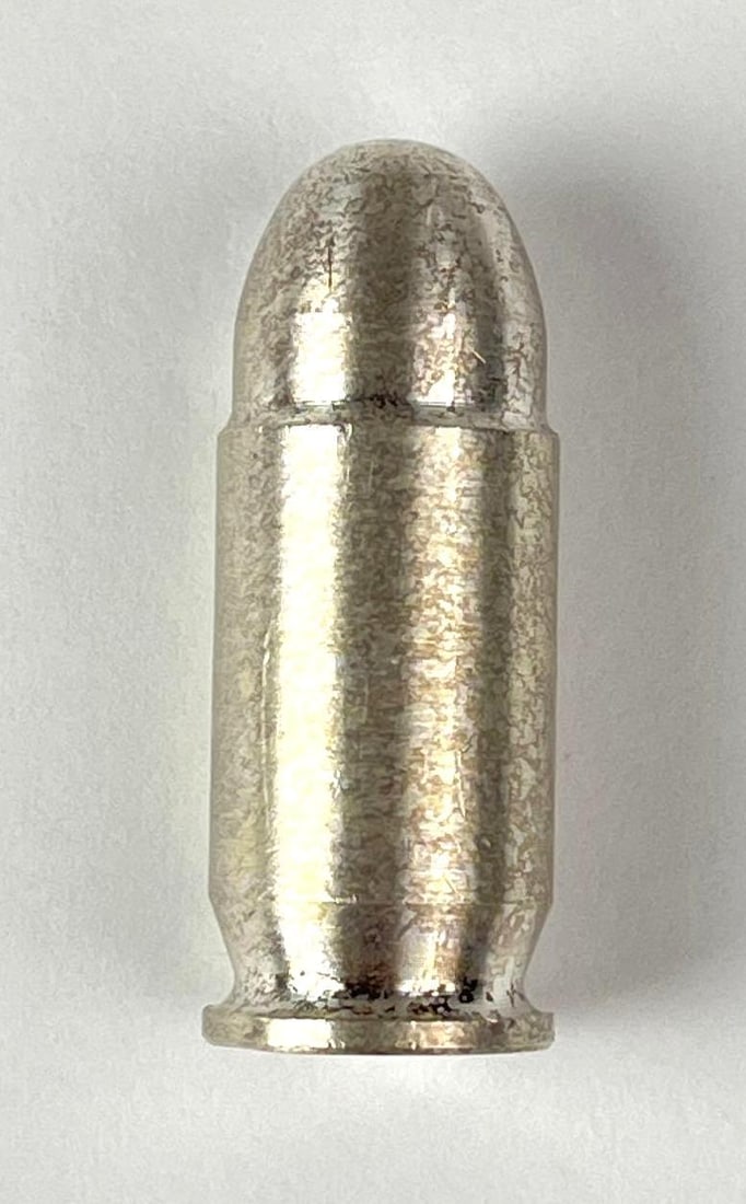 45 Caliber Design 1 oz .999 Fine Silver Bullet: 45 Caliber Design 1 oz .999 Fine Silver Bullet