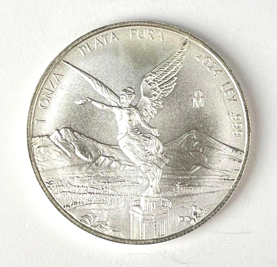 2024 Mexico Libertad 1 Onza 1 oz .999 Fine Silver Coin: 2024 Mexico Libertad 1 Onza 1 oz .999 Fine Silver Coin