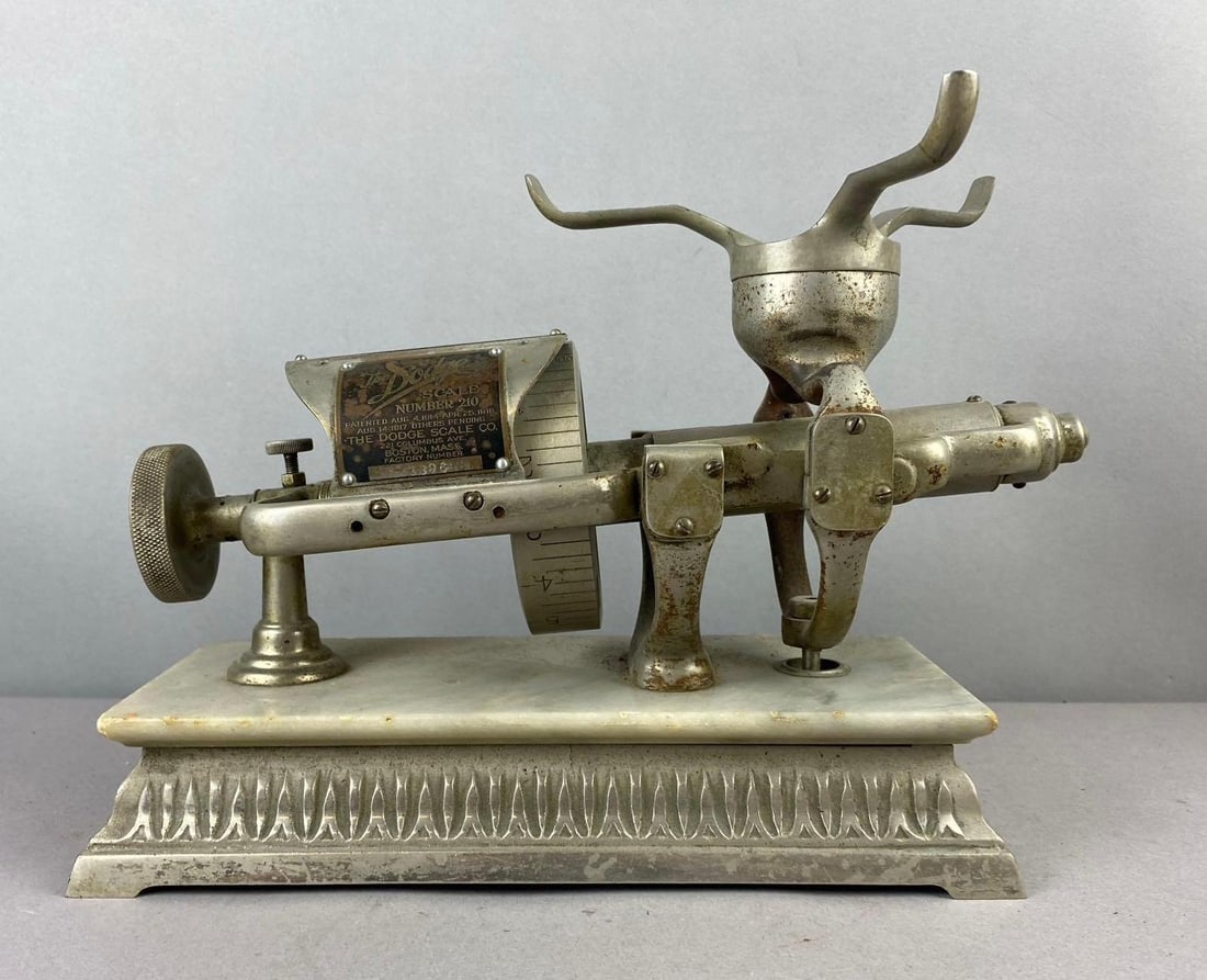 Antique 1910s Dodge Scale Co. Micrometer Scale (1 of 4)