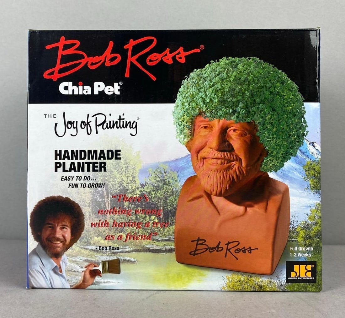 2019 Bob Ross Chia Pet Planter (1 of 4)
