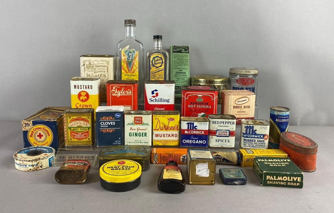 Group of Vintage Kitchen Spice Containers and More (1 of 3)