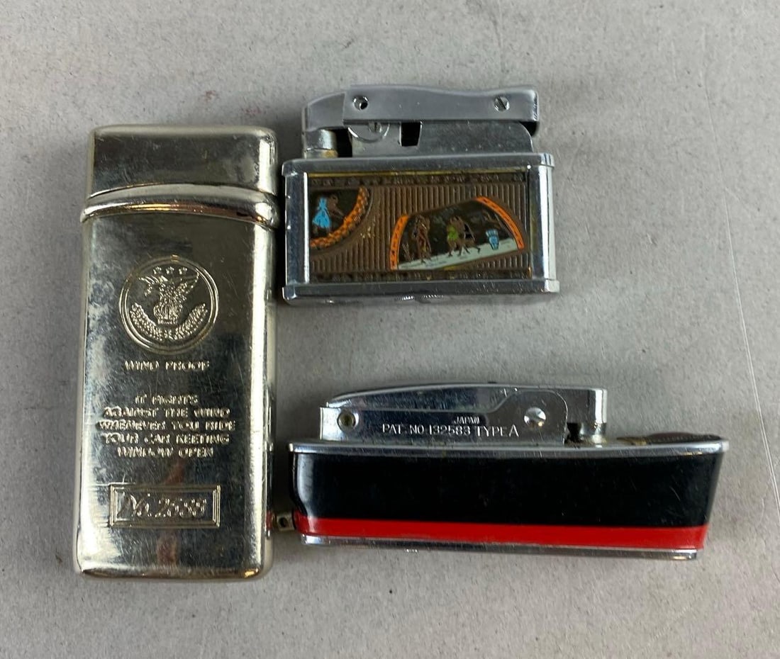 Group of 4 Vintage lighters (1 of 2)