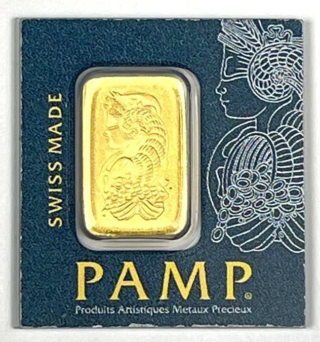PAMP Suisse Lady Fortuna 1 Gram 999.9 Fine Gold Ingot/ Bar: PAMP Suisse Lady Fortuna 1 Gram 999.9 Fine Gold Ingot/ Bar