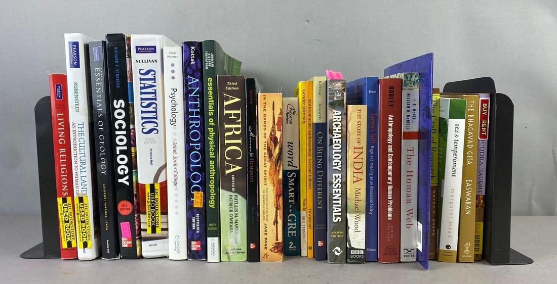 Group of Assorted College Level Sociology Academic Textbooks and More (1 of 3)