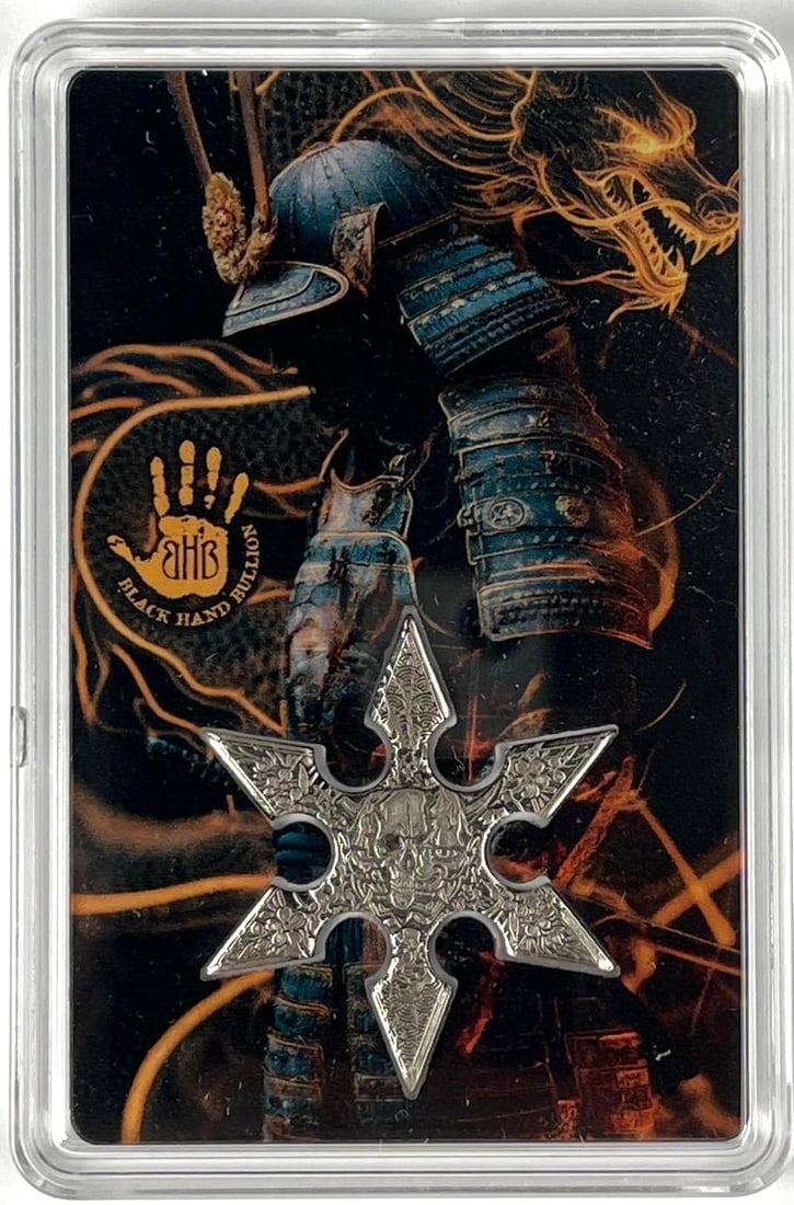 Blackhand Bullion 5 Gram .999 Silver Throwing Star: Blackhand Bullion 5 Gram .999 Silver Throwing Star