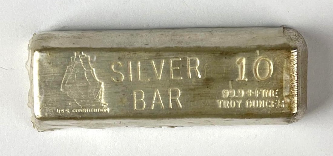 Constitution Minting Inc. USS Constitution 10 oz 99.9 Fine Silver Ingot/ Bar (1 of 2)