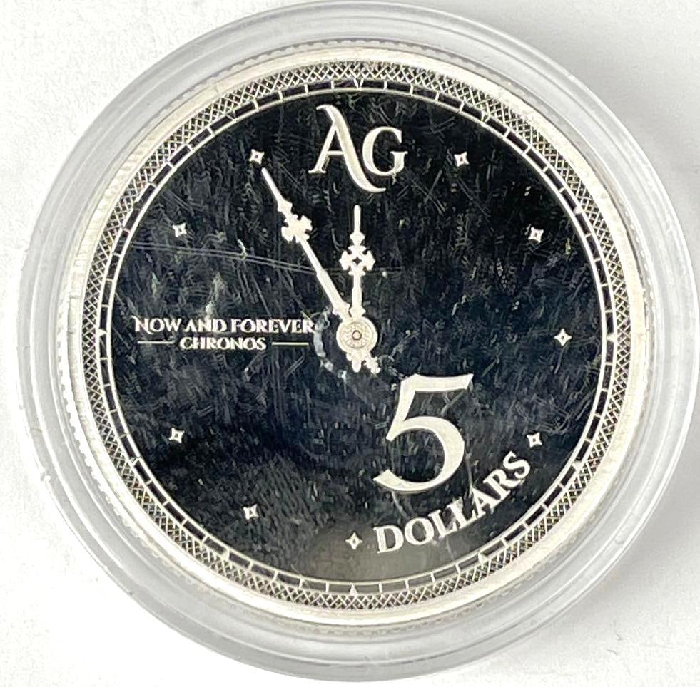 2019 Tokelau $5 Now and Forever 1 oz 999 Fine Silver Coin (1 of 2)