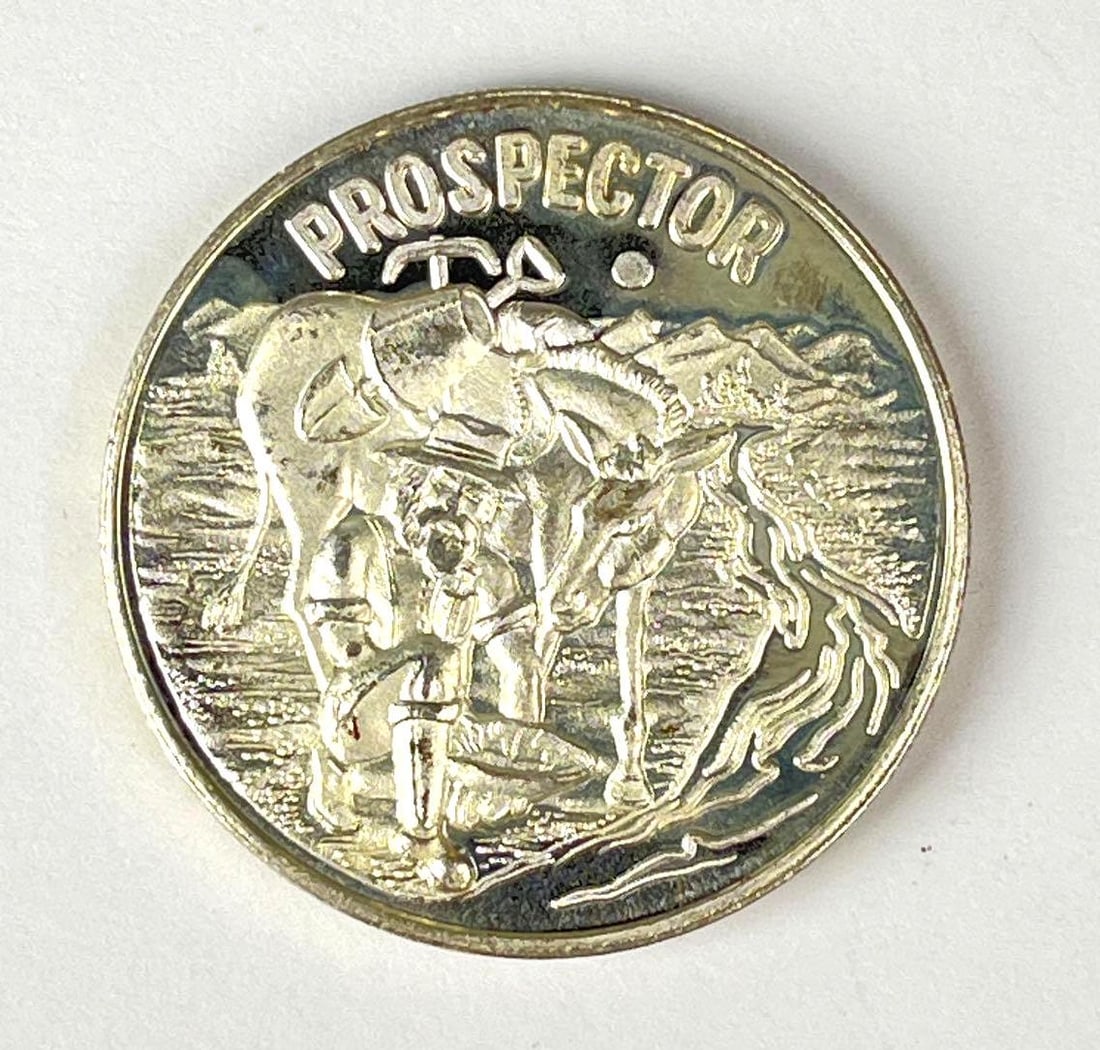 Prospector 1 oz .999 Fine Silver Round (1 of 2)