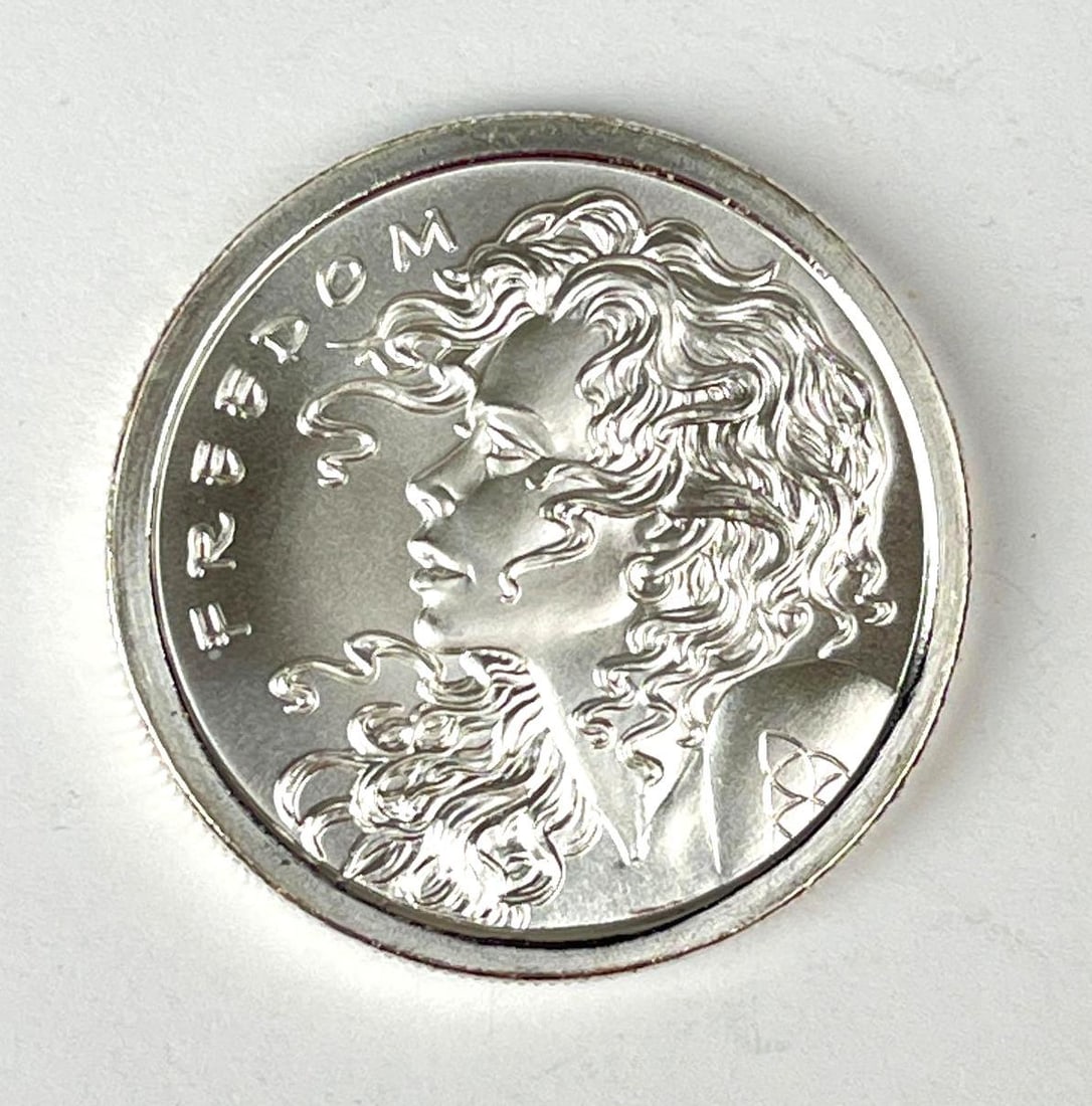 2013 Silver Bullet Silver Shield Freedom 1 oz .999 Fine Silver Round: 2013 Silver Bullet Silver Shield Freedom 1 oz .999 Fine Silver Round