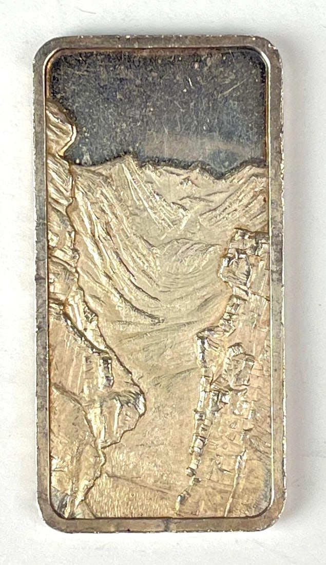 The Hamilton Mint America the Beautiful The Great Divide 1 oz .999 Fine Silver Ingot/ Bar: The Hamilton Mint America the Beautiful The Great Divide 1 oz .999 Fine Silver Ingot/ Bar