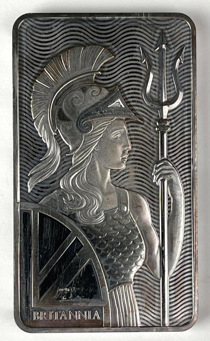 The Royal Mint Britannia 10 oz 999 Fine Silver Ingot/ Bar: The Royal Mint Britannia 10 oz 999 Fine Silver Ingot/ Bar