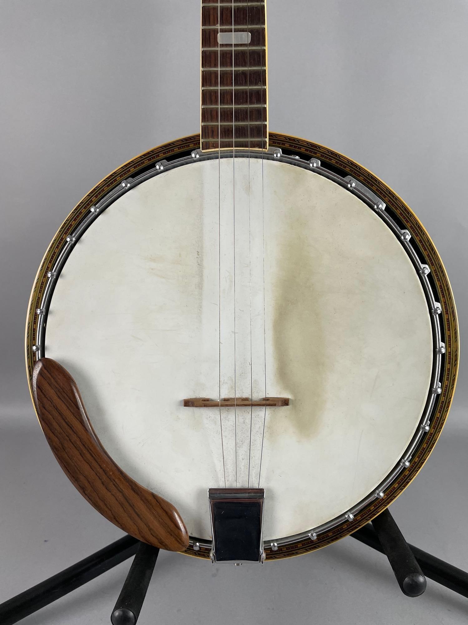 Penco 5 String Banjo with Case - 4