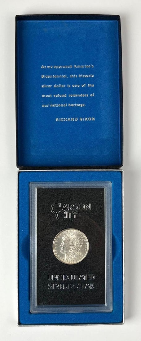 1883 CC US Mint UNC Morgan Silver Dollar: 1883 CC US Mint UNC Morgan Silver Dollar
