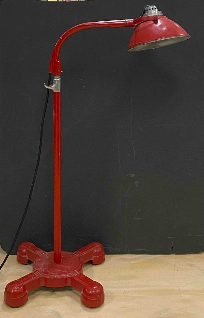 Industrial Castle Light Model 46 Medical Rolling Floor Lamp (1 of 4)