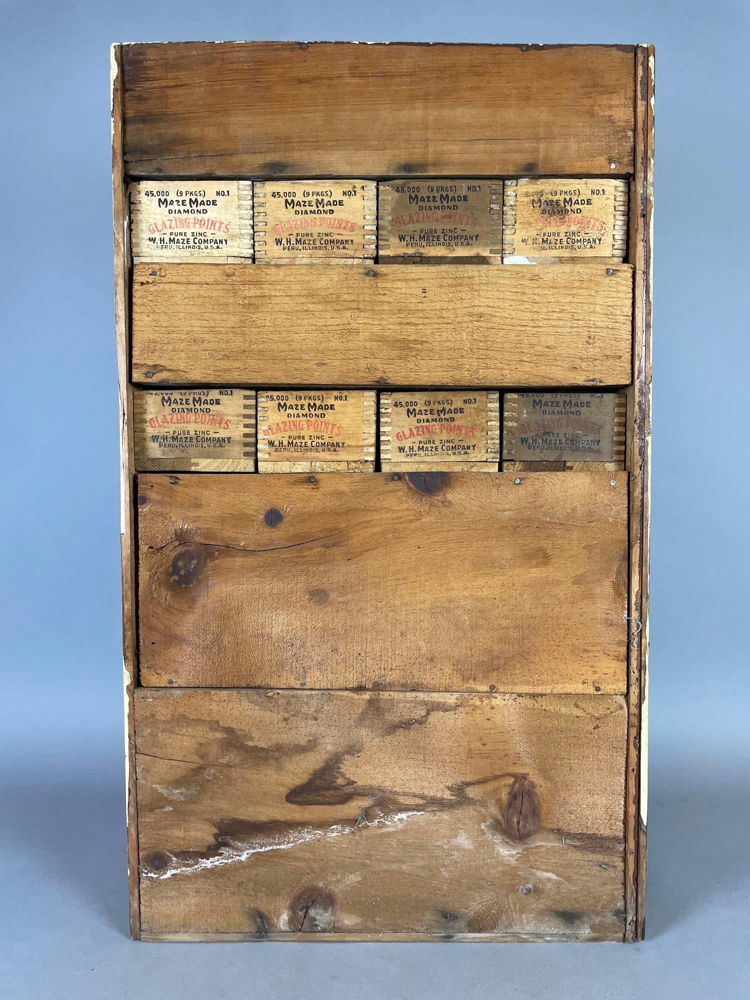 Primitive Handmade Hardware Drawer Cabinet - 2