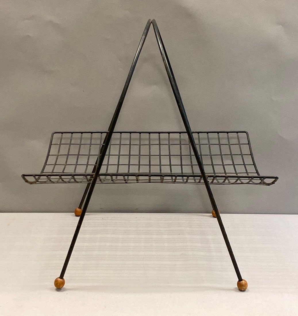 Metal Firewood Cage Basket: Measures 25 inches H x 20 inches W x 24 inches D