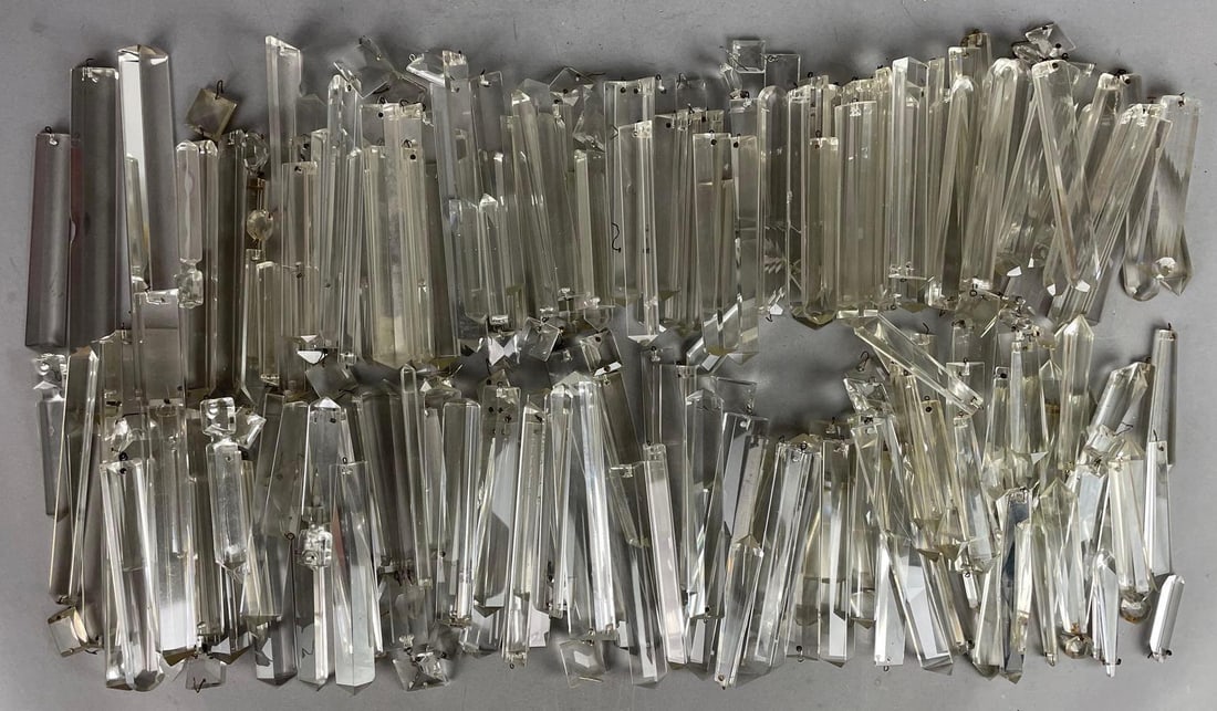 Group of Antique Chandelier Crystals (1 of 3)