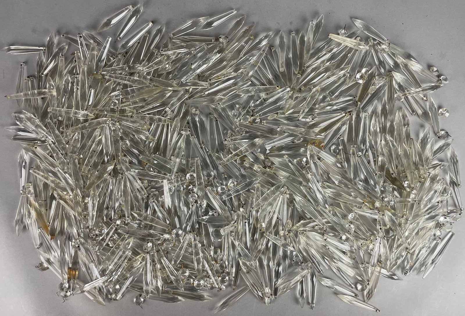 Group of Antique Chandelier Crystals (1 of 3)