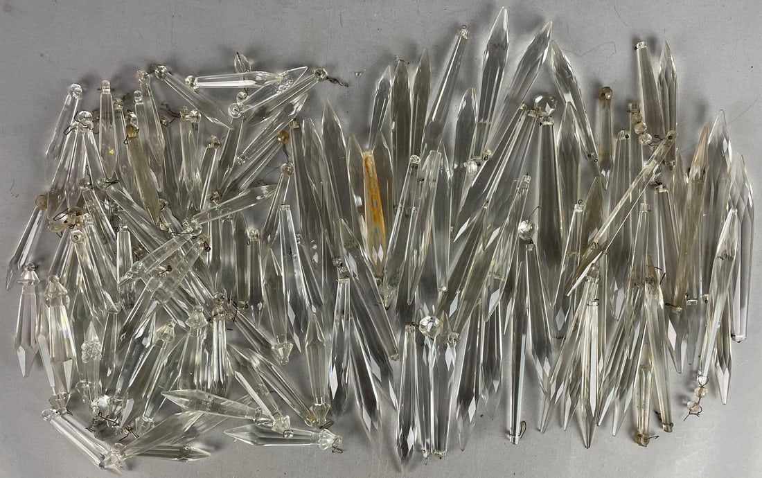 Group of Antique Chandelier Crystals (1 of 3)